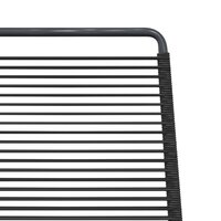 Tuinstoelen 2 pcs Zwart 48 x 55 x 89,5 cm Rattan 7