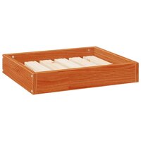 Hondenbed Wasbruin 51,5 x 44 x 9 cm Massief Vurenhout 2