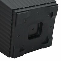 Plantenpotten 24 pcs Zwart 16 x 16 x 14 cm Kunststof 9
