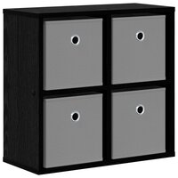 Dressoir met lade Zwart Eiken 49,5 x 22 x 47 cm 2