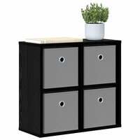 Dressoir met lade Zwart Eiken 49,5 x 22 x 47 cm 3