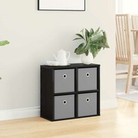 Dressoir met lade Zwart Eiken 49,5 x 22 x 47 cm 4