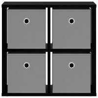 Dressoir met lade Zwart Eiken 49,5 x 22 x 47 cm 6