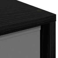 Dressoir met lade Zwart Eiken 25,5 x 22 x 69,5 cm 8