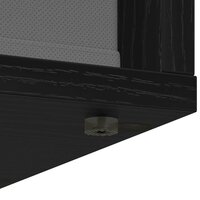 Dressoir met lade Zwart Eiken 25,5 x 22 x 69,5 cm 9