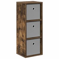 Dressoir met lade Gerookt eiken 25,5 x 22 x 69,5 cm 2