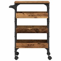 Keukentrolley Oud Hout 53 x 20 x 76 cm Bewerkt hout 6