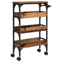 Keukentrolley Oud Hout 53 x 20 x 76 cm Bewerkt hout 8