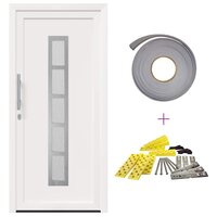 Voordeur Wit 98 x 208 cm PVC 2