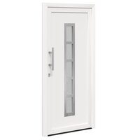 Voordeur Wit 108 x 208 cm PVC 5