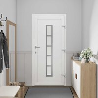 Voordeur Wit 98 x 200 cm PVC 3