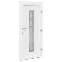 Voordeur Wit 108 x 208 cm PVC 10
