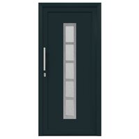 Voordeur Antracietkleurig 98 x 208 cm PVC 7
