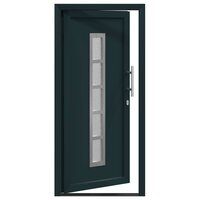 Voordeur Antracietkleurig 98 x 200 cm PVC 6