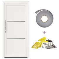 Voordeur Wit 98 x 208 cm PVC 2