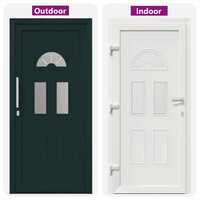 Voordeur Antracietkleurig 98 x 208 cm PVC 8