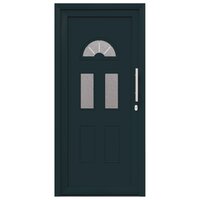 Voordeur Antracietkleurig 98 x 198 cm PVC 7