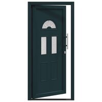 Voordeur Antracietkleurig 88 x 200 cm PVC 6
