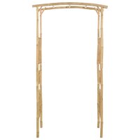Tuin Boog Naturel 110 x 40 x 205 cm Bamboe 3