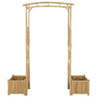 Tuin Boog Naturel 177 x 40 x 205 cm Bamboe 3