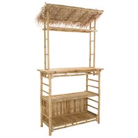 Buiten Bartafel Naturel 110 x 50 x 209 cm Bamboe 5