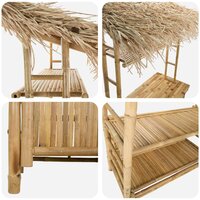 Buiten Bartafel Naturel 110 x 50 x 209 cm Bamboe 6