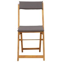 Bistrostoelen voor buiten 2 pcs Donkergrijs 40 x 53 x 80 cm 6