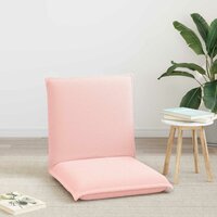 Vloerstoel Roze 54 x 64 x 59 cm Schapenstof 3