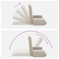 Vloerstoel Havermout 68 x 51 x 56 cm Grove Fluweel 8