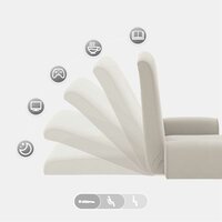 Vloerstoel Havermout 68 x 51 x 56 cm Grove Fluweel 9