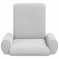 Vloerstoel Lichtgrijs 68 x 51 x 56 cm Grove Fluweel 4