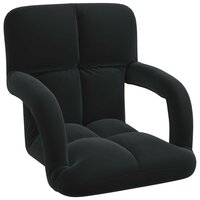 Vloerstoel Zwart 58 x 62 x 58 cm Fluweel 2