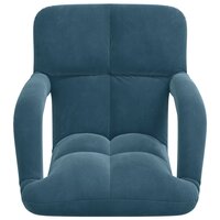 Vloerstoel Blauw 58 x 62 x 58 cm Fluweel 4