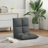 Vloerstoel Donkergrijs 50 x 61 x 57 cm Stof 3