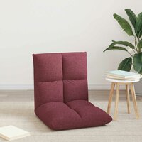 Vloerstoel Wijnrood 50 x 61 x 57 cm Stof 3
