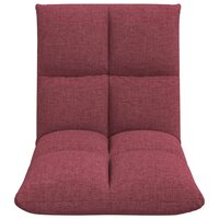 Vloerstoel Wijnrood 50 x 61 x 57 cm Stof 4