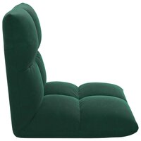 Vloerstoel Donkergroen 50 x 61 x 57 cm Fluweel 5