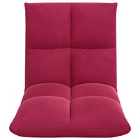 Vloerstoel Wijnrood 50 x 61 x 57 cm Fluweel 4