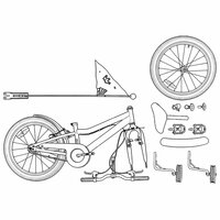 Kinderfiets 12 Inch voor 2-4 jaar oud Zwart 8