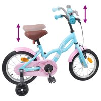 Kinderfiets 12 Inch voor 2-4 jaar oud Lichtblauw 7