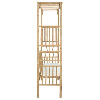 Tuinboog met Bank Naturel 115 x 50 x 205 cm Bamboe 4