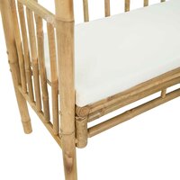 Tuinboog met Bank Naturel 115 x 50 x 205 cm Bamboe 6