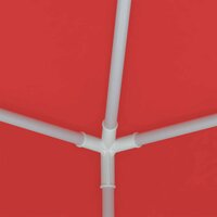 Partytent Rood 250 x 250 x 240 cm PE en staal 9