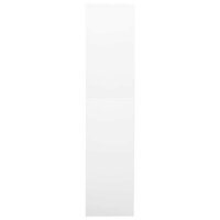 Kantoorkast 90x40x180 cm staal wit 3