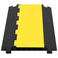 Kabelbeschermer drempel met 5 tunnels 90 cm rubber 3