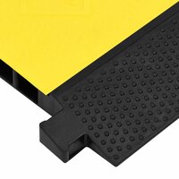 Kabelbeschermer drempel met 5 tunnels 90 cm rubber 5