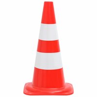 Verkeerskegel 20 st reflecterend 50 cm rood en wit 3