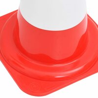 Verkeerskegel 20 st reflecterend 50 cm rood en wit 4
