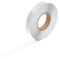 Reflecterende tape 2,5 cm x 50 m PVC wit 6