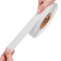 Reflecterende tape 2,5 cm x 50 m PVC wit 8